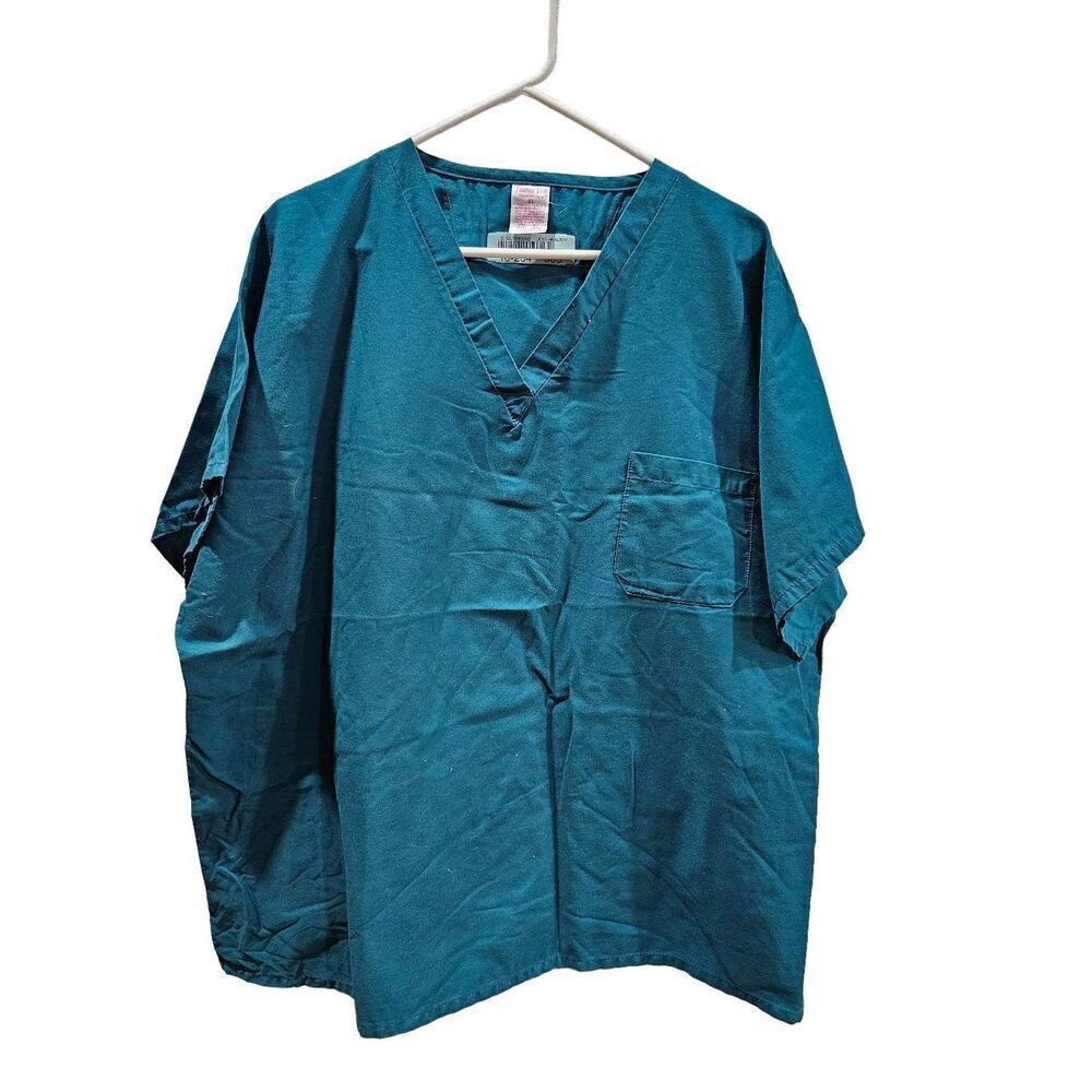 Fashion Seal XL scrub top green item #12